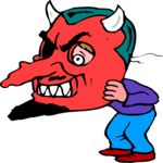 Mask - Devil 1 Clip Art