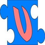 Puzzle U Clip Art