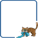 Cat Frame 3 Clip Art