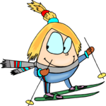 Skier 66 Clip Art