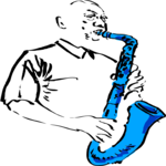 Saxophonist 10 Clip Art