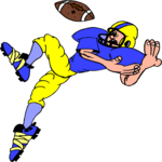 Football Player 53 Clip Art