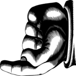 Finger Pointing 021 Clip Art