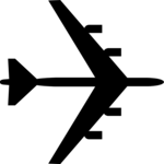 Plane Silhouette 35 Clip Art