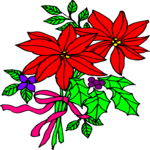 Poinsettia 11 Clip Art