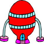 Alien Building 29 Clip Art