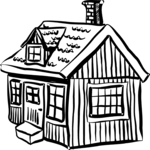 Cabin Sketch Clip Art