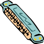 Harmonica 1 Clip Art