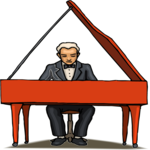 Pianist 25 Clip Art