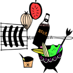 Food Collage 1 Clip Art