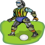 Robot - Athlete Clip Art