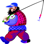 Fishing 094 Clip Art