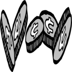 Coins 14 Clip Art