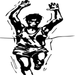 T & F - Runner 17 Clip Art