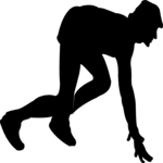 T & F - Runner 10 Clip Art