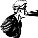 Crew - Coxswain Clip Art