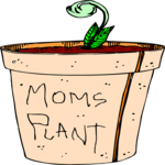 Mom's Plant Clip Art