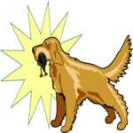 Golden Retriever 3 Clip Art