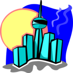 City Skyline 37 Clip Art