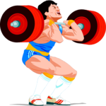 Weight Lifting 23 Clip Art