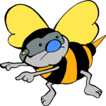 Bee 03 Clip Art
