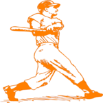 Batter 43 Clip Art