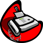 FAX Machine 23 Clip Art