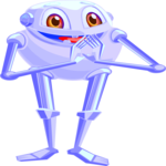 Robot - Happy 2 Clip Art