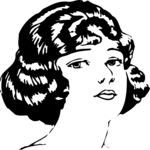 People, Face - Female 13 Clip Art