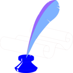 Quill & Scroll 2 Clip Art