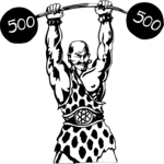 Strong Man 3 Clip Art