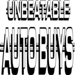 Unbeatable Auto Buys Clip Art