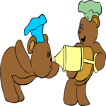 Teddy Bear Bakers Clip Art