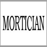 Mortician Clip Art