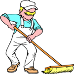 Janitor 04 Clip Art