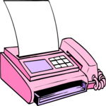 FAX Machine 17 Clip Art