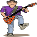 Guitarist 54 Clip Art