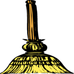 Antique Style Broom Clip Art