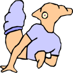 Mutant Male 88 Clip Art