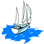 Sailboat 04 Clip Art