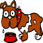 Dog Drooling 3 Clip Art