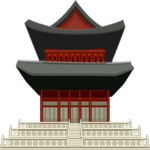 Royal Palace - Seoul Korea Clip Art