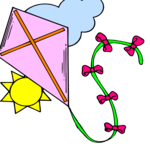 Kite 24 Clip Art