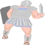 Footman - Roman 2 Clip Art