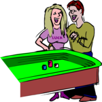 Craps 2 Clip Art