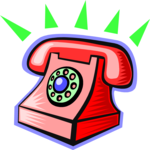 Telephone - Rotary 16 Clip Art