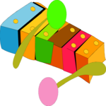 Xylophone 1 Clip Art