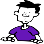 Boy - Confused 2 Clip Art