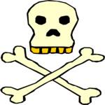 Skull & Crossbones 7 Clip Art