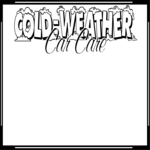 Cold-Weather Car Care Frame Clip Art